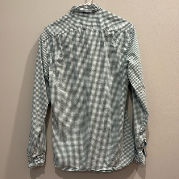 J.Crew men’s plaid collared button down shirt. Size small slim fit. Flex washed. - Picture 8 of 12